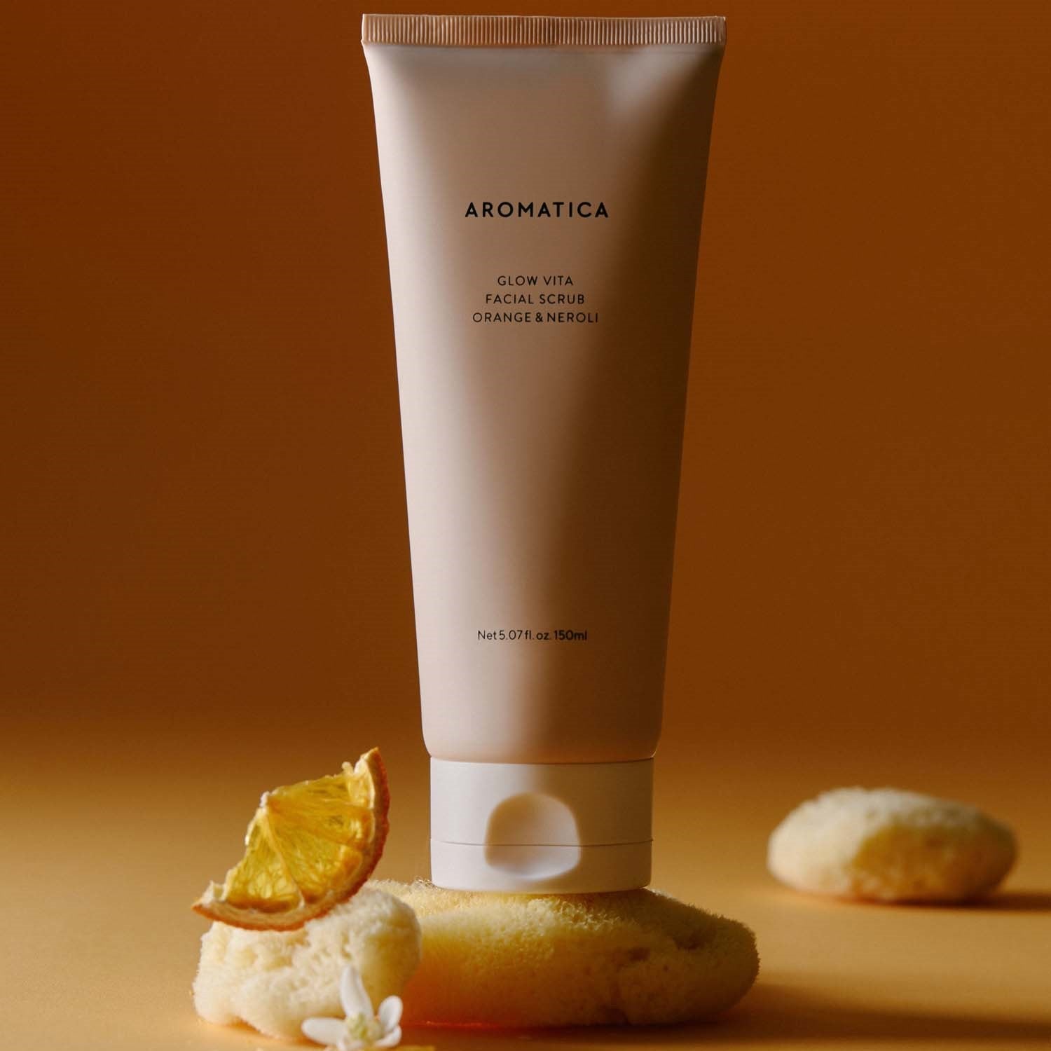 AROMATICA Glow Vita Facial Scrub Orange & Neroli 150ml