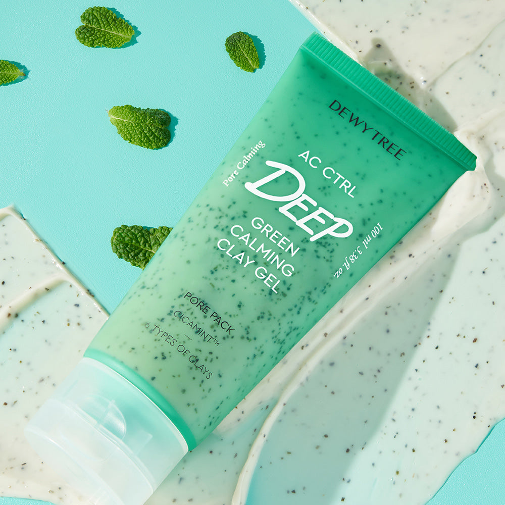 DEWYTREE AC CTRL Deep Green Calming Clay Gel 100ml Available on Seoulbazaar, your online store for trendy korean products.