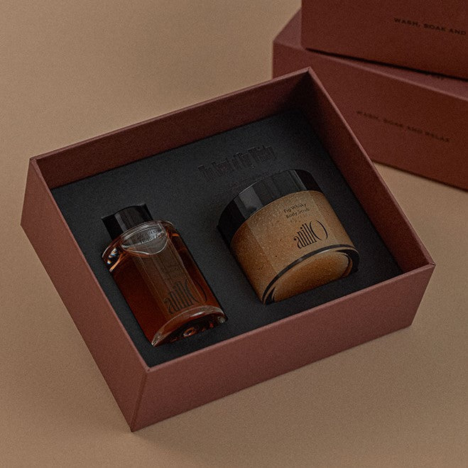 ANILLO Fig Whisky Discovery Body Set (Body Oil 22ml & Body Scrub 45g)