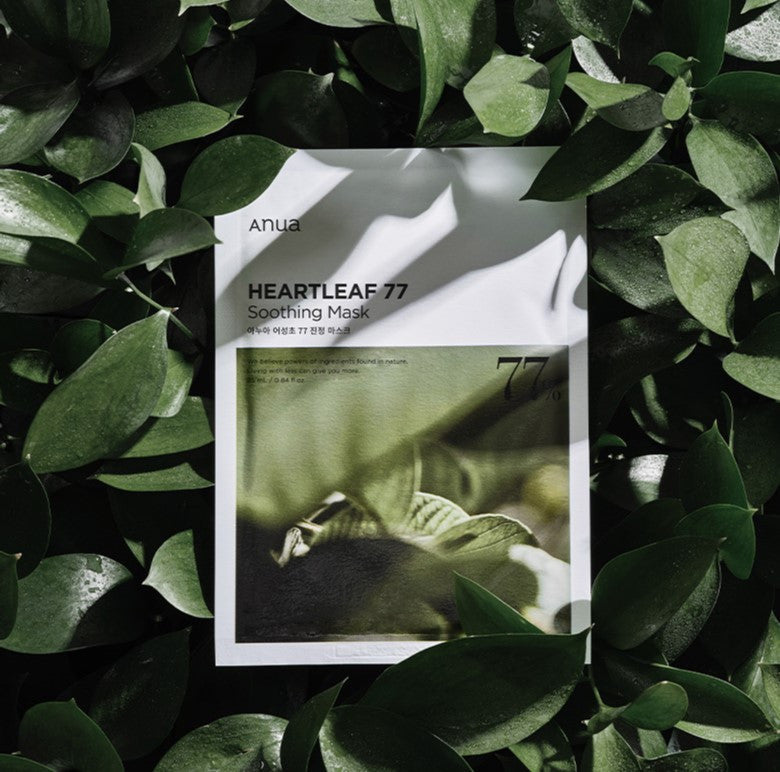 ANUA Heatfleaf 77 Soothing Mask Available on Seoulbazaar, your online store for trendy korean products.