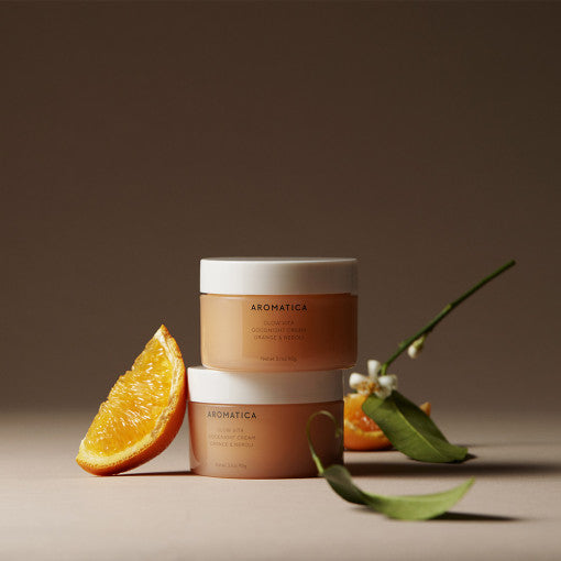 AROMATICA Glow Vita Orange & Neroli Goodnight Cream 90g Available on Seoulbazaar, your online store for trendy korean products.