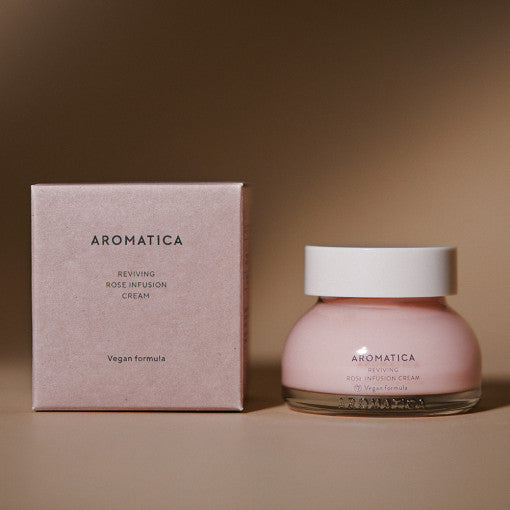 AROMATICA Reviving Rose Infusion Cream 50ml Available on Seoulbazaar, your online store for trendy korean products.