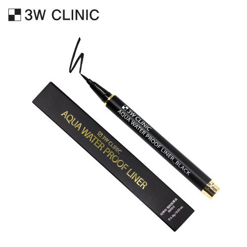 3W CLINIC Aqua Water Proof Liner 0.8g Available on Seoulbazaar, your online store for trendy korean products.