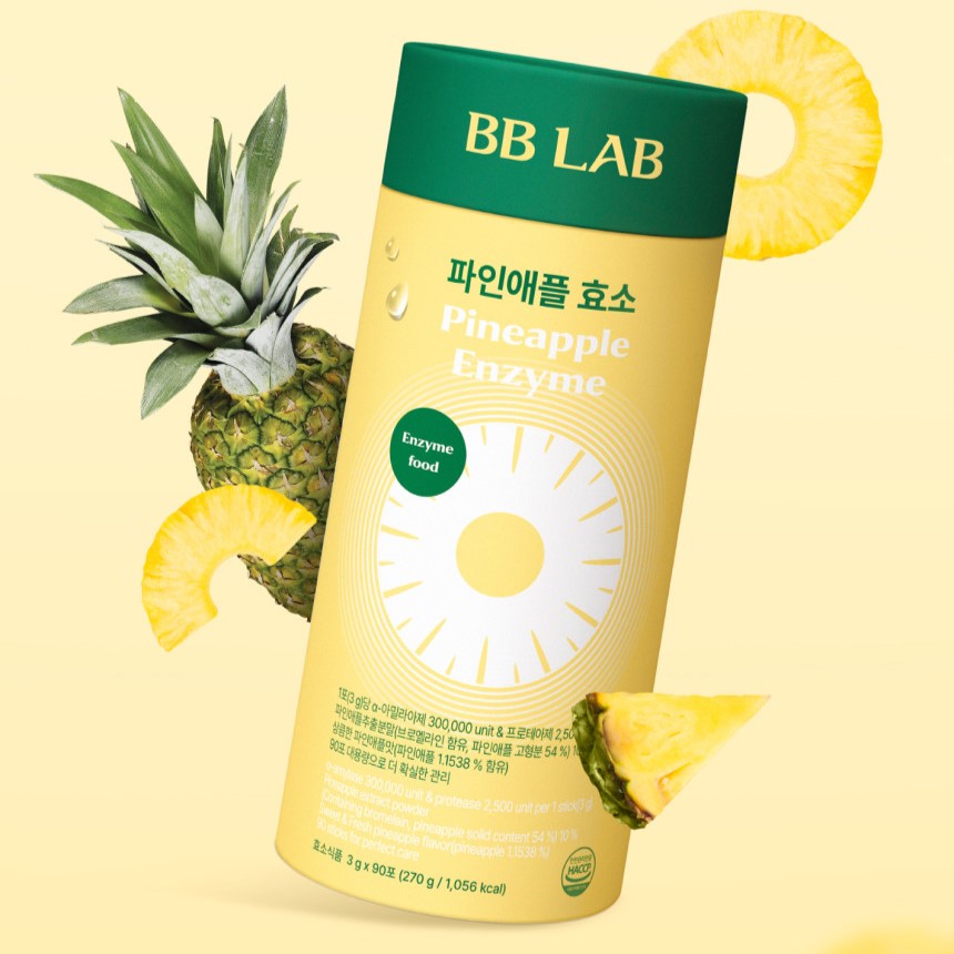 BB LAB Pineapple Enzyme 90 Sticks 270g Available on Seoulbazaar, your online store for trendy korean products.