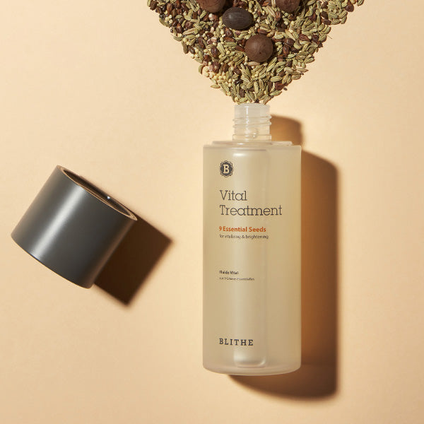 BLITHE Vital Treatment 9 Essential Seeds 54ml/150ml Available on Seoulbazaar, your online store for trendy korean products.