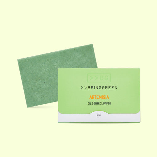BRINGGREEN Artemisia Oil Control Paper 70p Available on Seoulbazaar, your online store for trendy korean products.