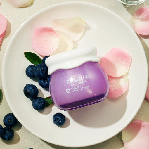FRUDIA Blueberry Hydrating Cream 55g Available on Seoulbazaar, your online store for trendy korean products.