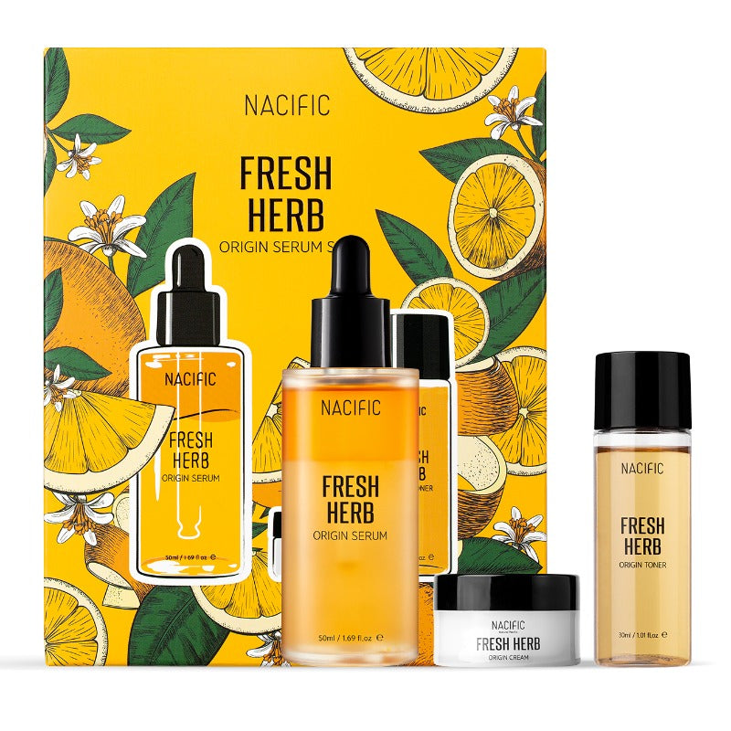 NACIFIC Fresh Herb Origin Special Set (Serum+Toner+Cream) Available on Seoulbazaar, your online store for trendy korean products.