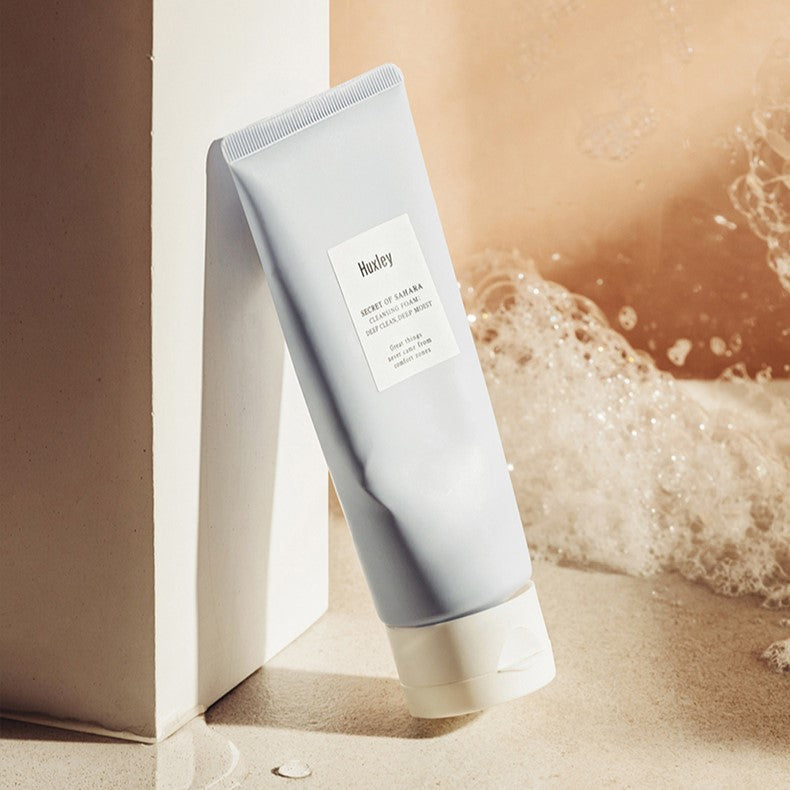 HUXLEY Cleansing Foam Deep Clean Deep Moist 150g Available on Seoulbazaar, your online store for trendy korean products.