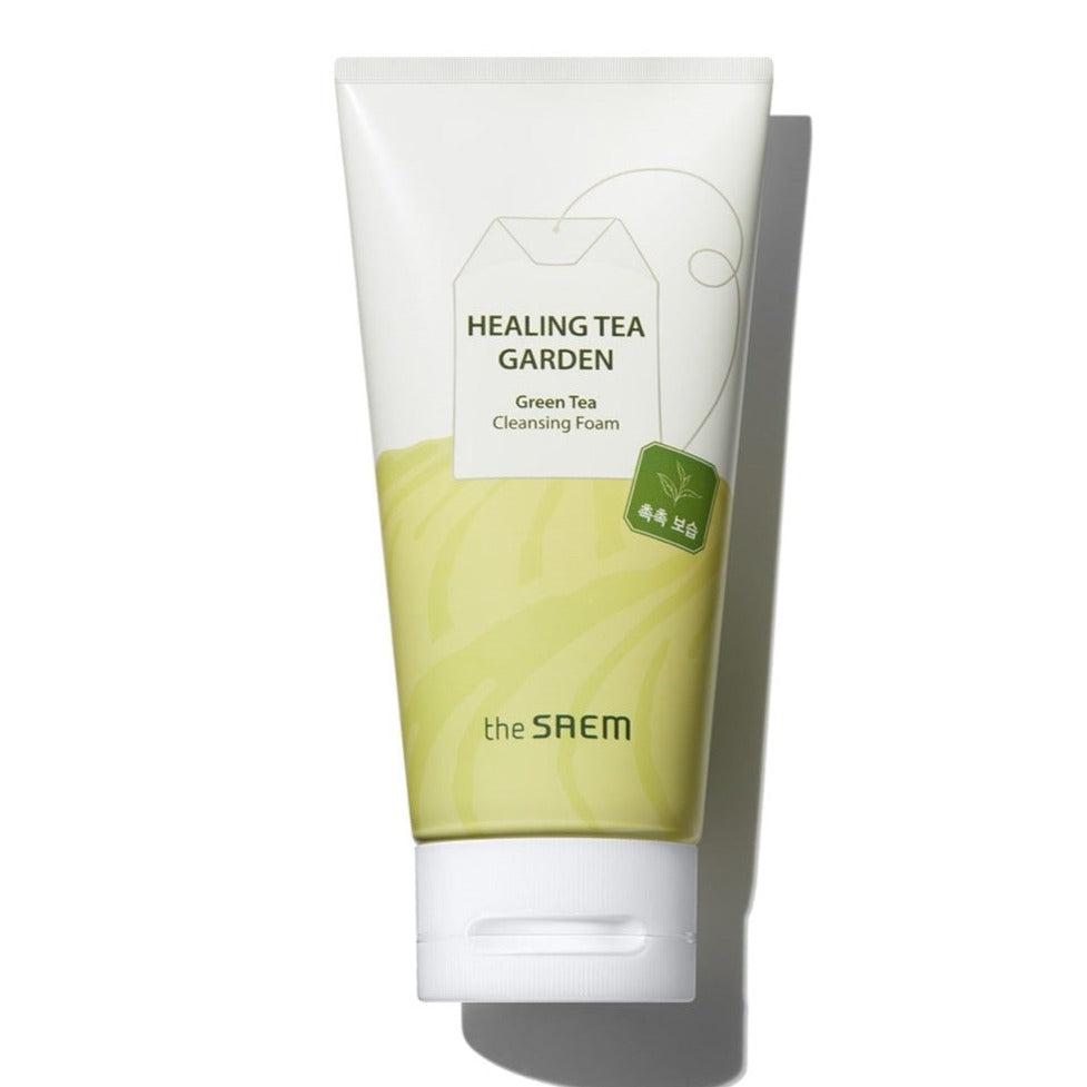 THE SAEM Healing Tea Garden Cleansing Foam 150ml Available on Seoulbazaar, your online store for trendy korean products.