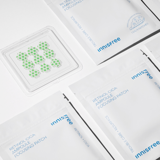 INNISFREE Retinol Cica Ampoule Focusing Patch Available on Seoulbazaar, your online store for trendy korean products.