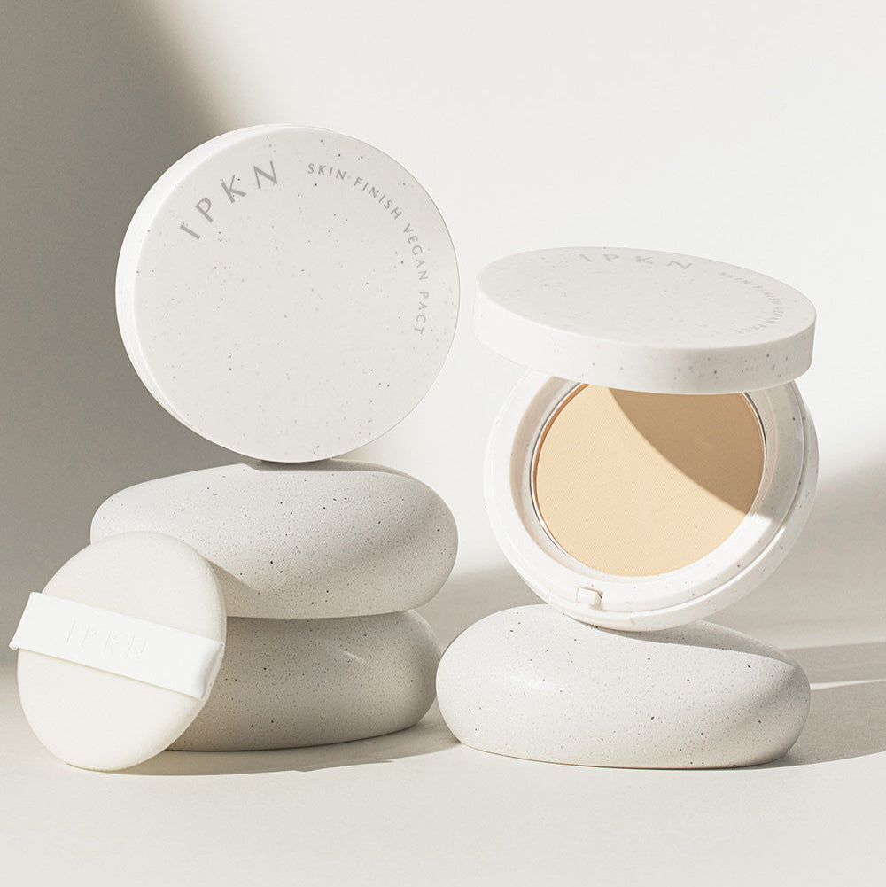 IPNK Skin-Finish Vegan Pact 12g + Refill disponible sur Ma petite Coree, ton Eshop 100% K-beauty en direct de Seoul