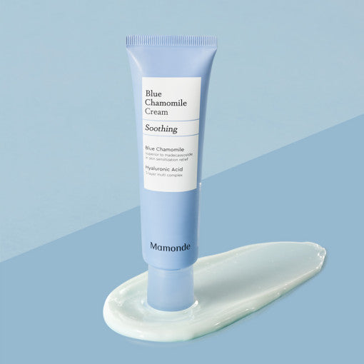 MAMONDE Blue Chamomile Cream 60ml Available on Seoulbazaar, your online store for trendy korean products.