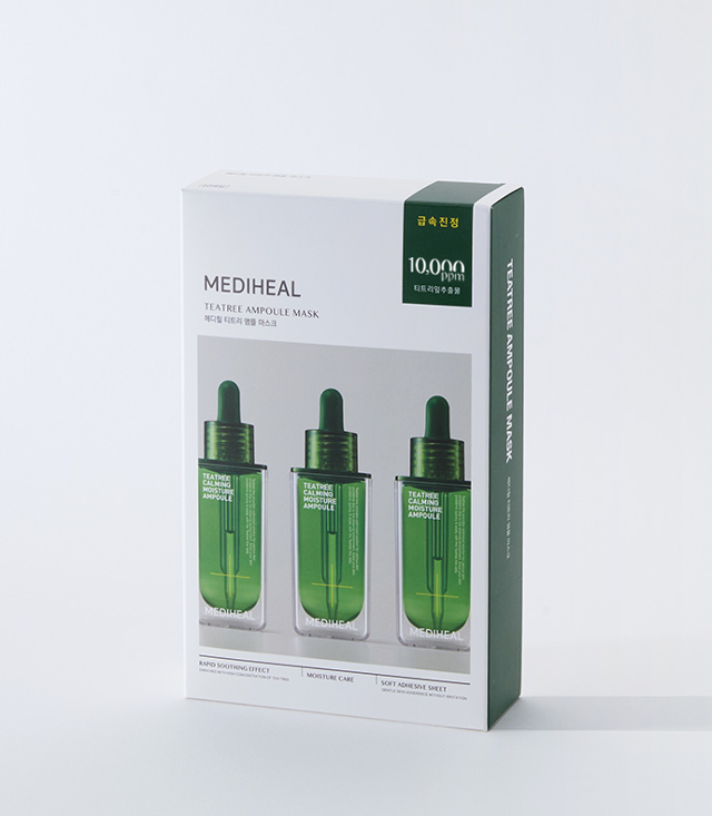 MEDIHEAL Tea Tree Ampoule Mask 10 sheets disponible sur Ma petite Coree, ton Eshop 100% K-beauty en direct de Seoul