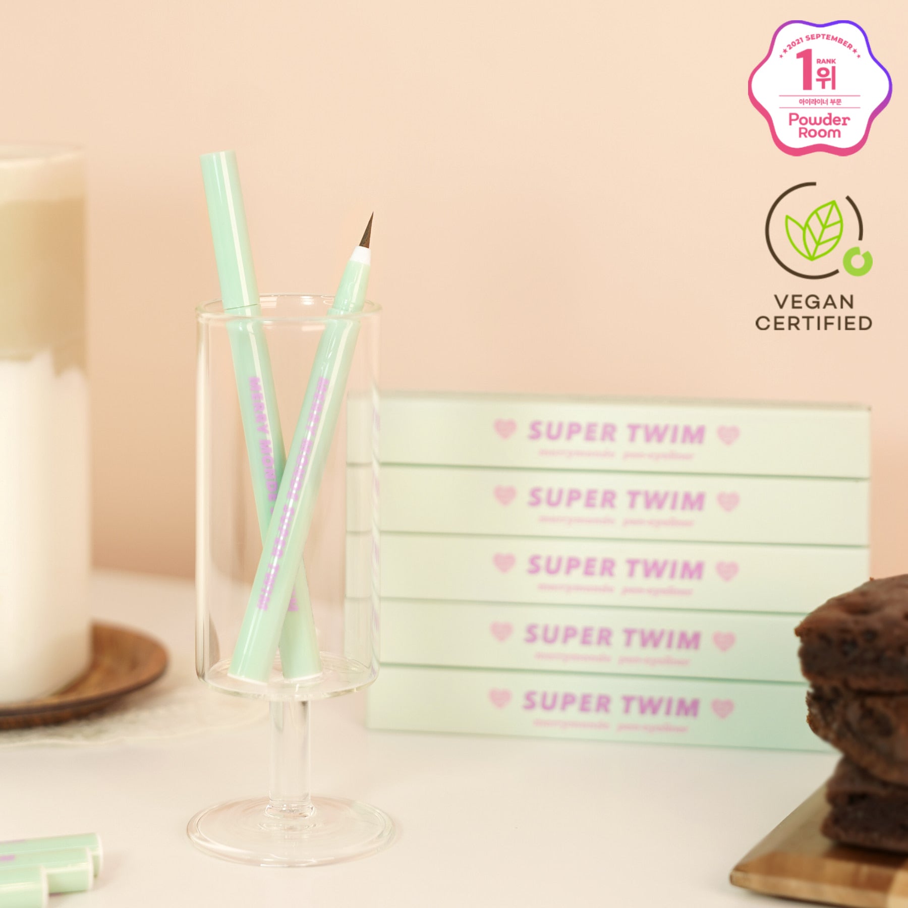 MERRY MONDE Super Twin Pen Eyeliner Available on Seoulbazaar, your online store for trendy korean products.