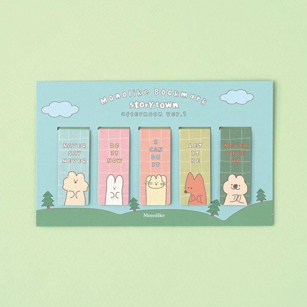MONOLIKE Magnetic Bookmark Set #StoryTownAfternoon Ver.1 Available on Seoulbazaar, your online store for trendy korean products.