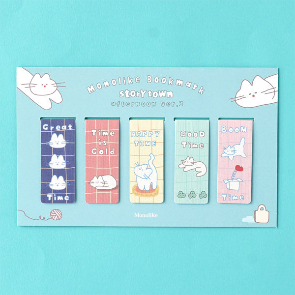 MONOLIKE Magnetic Bookmark Set #StoryTownAfternoon Ver.2 Available on Seoulbazaar, your online store for trendy korean products.