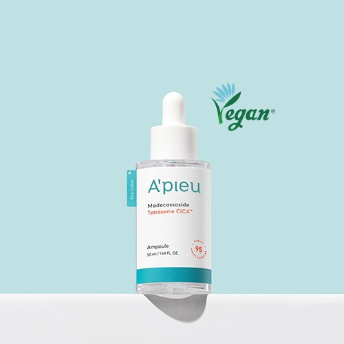 A'PIEU Madecassoside Tetrasome Cica Ampoule 30ml/50ml Available on Seoulbazaar, your online store for trendy korean products.