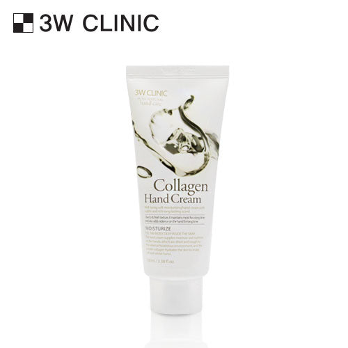 3W CLINIC Moisturizing Hand Cream 100ml Available on Seoulbazaar, your online store for trendy korean products.