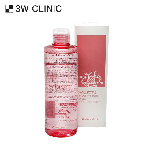 3W CLINIC Natural Time Sleep Toner 300ml Available on Seoulbazaar, your online store for trendy korean products.