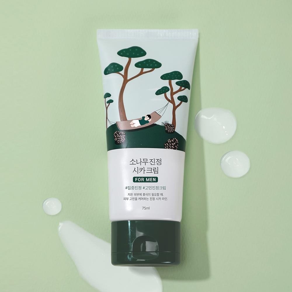 ROUNDLAB For Men Pine Calming Cica Cream 75ml disponible sur Ma petite Coree, ton Eshop 100% K-beauty en direct de Seoul