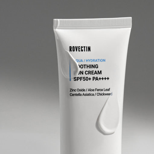 ROVECTIN Aqua Soothing Suncream SPF+ PA++++ 50ml Available on Seoulbazaar, your online store for trendy korean products.