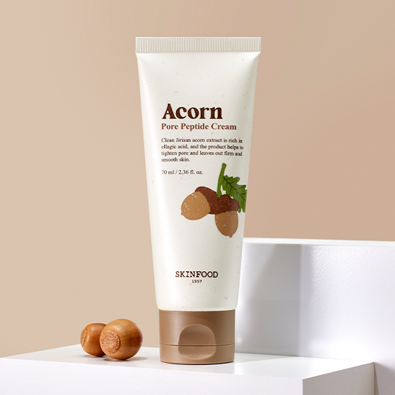 SKINFOOD Acorn Pore Peptide Cream 70ml Available on Seoulbazaar, your online store for trendy korean products.