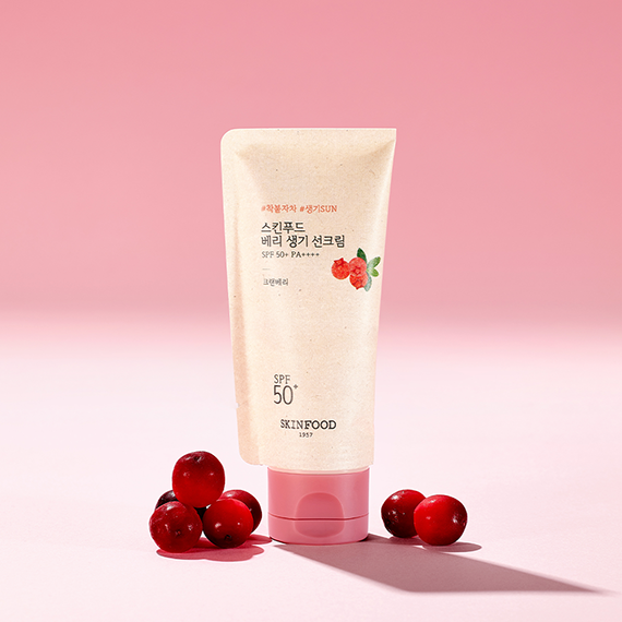 SKINFOOD Berry Glowing Sun Cream 50ml Available on Seoulbazaar, your online store for trendy korean products.