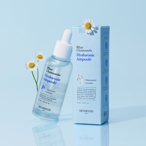 SKINFOOD Blue Chamomile Hyaluronic Ampoule 50ml