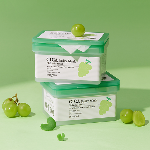 SKINFOOD CICA Daily Mask Shine Muscat 270g Available on Seoulbazaar, your online store for trendy korean products.