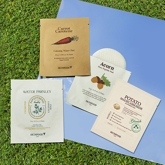 SKINFOOD Carrot & Potato & Acorn & Water Parsley Pad Kit