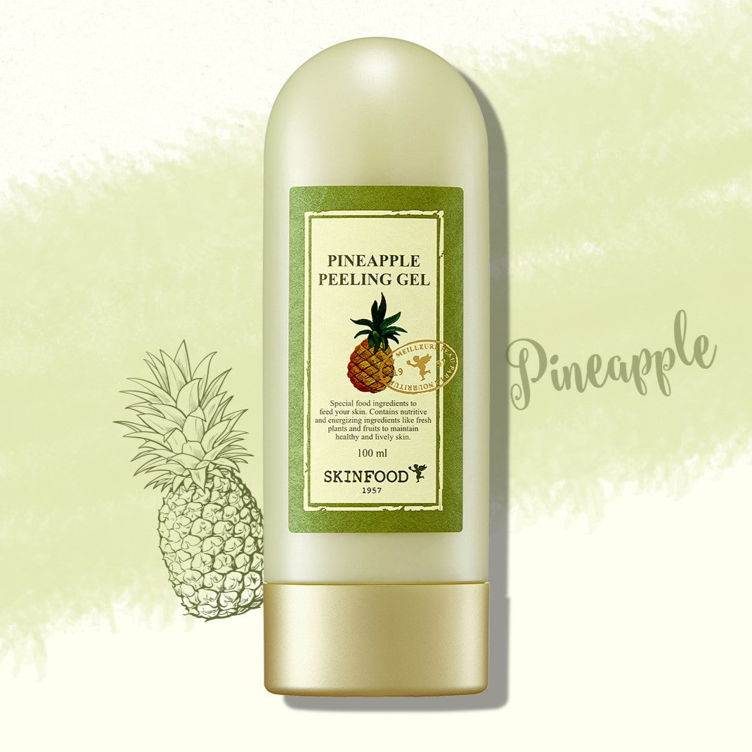 SKINFOOD Pineapple Peeling Gel 100ml Available on Seoulbazaar, your online store for trendy korean products.