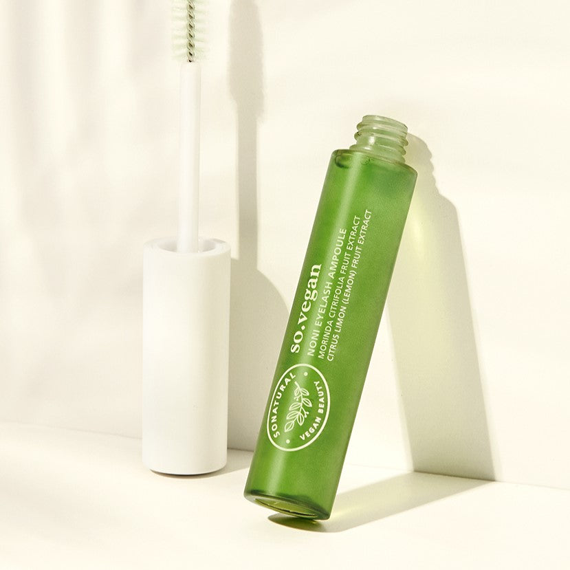 SO NATURAL So Vegan Noni Eyelash Ampoule 9ml Available on Seoulbazaar, your online store for trendy korean products.