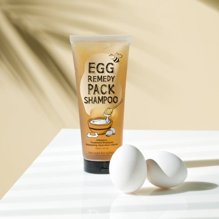 TOO COOL FOR SCHOOL Egg Remedy Pack Shampoo 200ml Available on Seoulbazaar, your online store for trendy korean products.