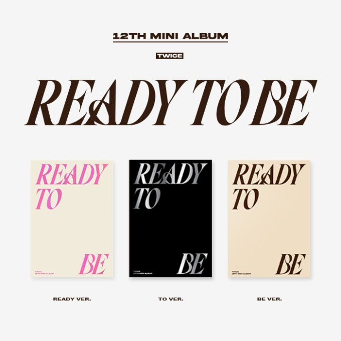 TWICE 12th Mini Album Ready To Be (Random Ver.) Available on Seoulbazaar, your online store for trendy korean products.
