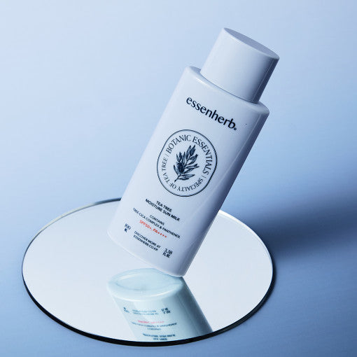 ESSENHERB Tea Tree Moisture Sun Milk SPF50+ 100ml Available on Seoulbazaar, your online store for trendy korean products.