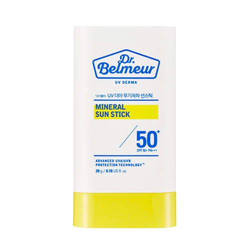 DR.BELMEUR UV Derma Mineral Sun Stick 20g Available on Seoulbazaar, your online store for trendy korean products.