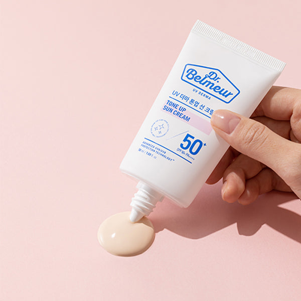 DR.BELMEUR UV Derma Tone Up Sun Cream 50ml Available on Seoulbazaar, your online store for trendy korean products.