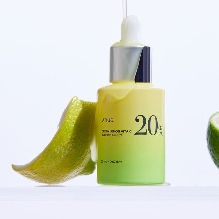 ANUA Green Lemon Vita C Blemish Serum 20% 20ml Available on Seoulbazaar, your online store for trendy korean products.