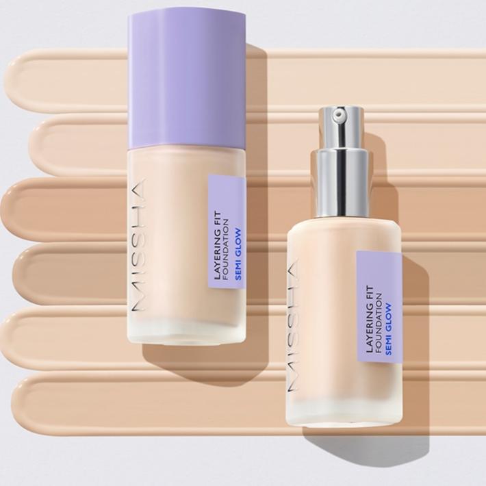 MISSHA Layering Fit Foundation Semi Glow 35ml disponible sur Ma petite Coree, ton Eshop 100% K-beauty en direct de Seoul