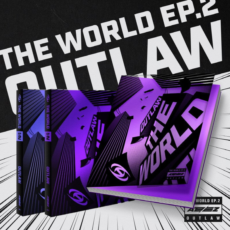 ATEEZ - The world EP.2 Outlaw Available on Seoulbazaar, your online store for trendy korean products.