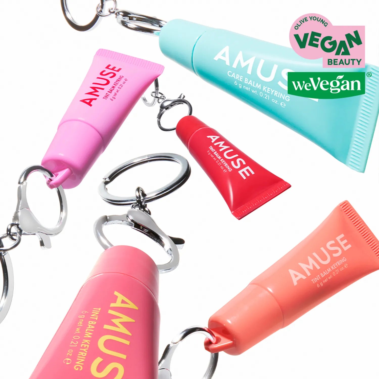 AMUSE TINT BALM KEYRING disponible sur Ma petite Coree, ton Eshop 100% K-beauty en direct de Seoul