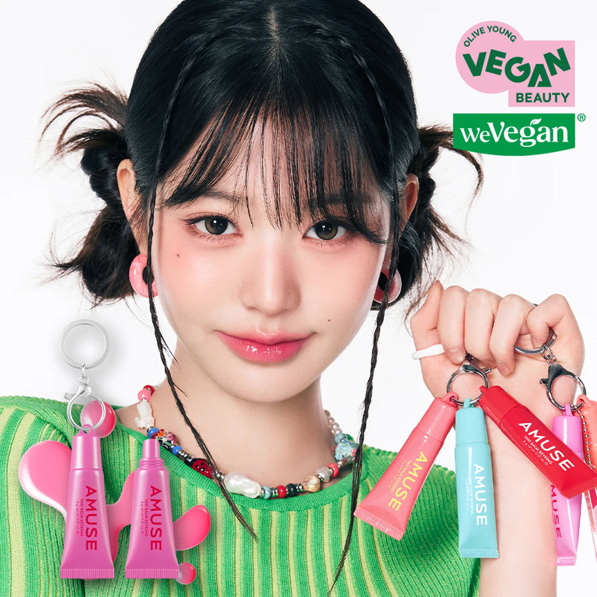 AMUSE TINT BALM KEYRING disponible sur Ma petite Coree, ton Eshop 100% K-beauty en direct de Seoul