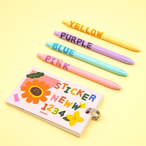 ARDIUM My Color Alphabet Stickers Available on Seoulbazaar, your online store for trendy korean products.