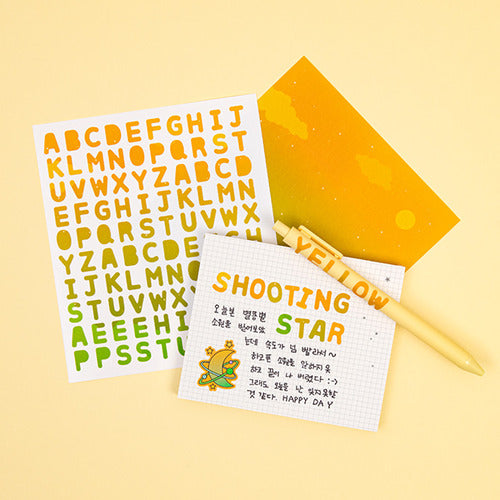 ARDIUM My Color Alphabet Stickers Available on Seoulbazaar, your online store for trendy korean products.