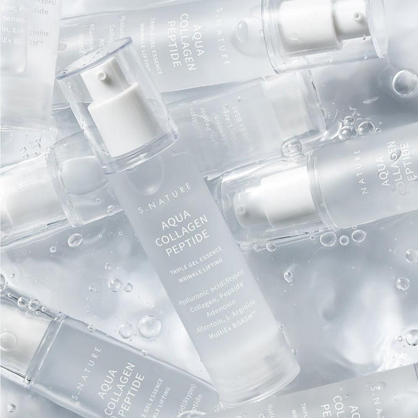 S.NATURE Aqua Collagen Peptide Triple Gel Essence 50ml Available on Seoulbazaar, your online store for trendy korean products.