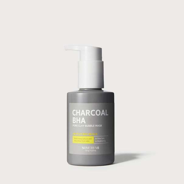 SOME BY MI Charcoal BHA Pore Clay Bubble Mask 120g Available on Seoulbazaar, your online store for trendy korean products.