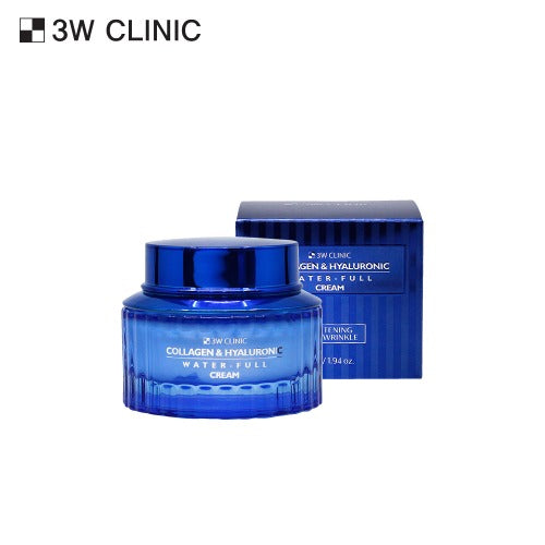 3W CLINIC Collagen And Hyaluronic Water-Full Cream 50g Available on Seoulbazaar, your online store for trendy korean products.