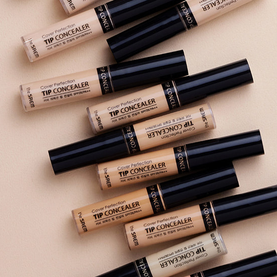 THE SAEM Cover Perfection Tip Concealer 6.5g Available on Seoulbazaar, your online store for trendy korean products.