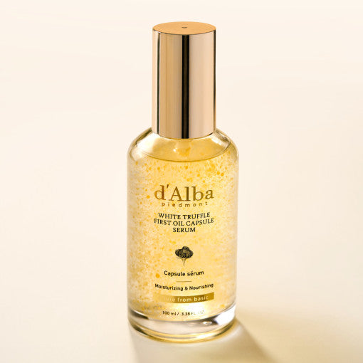 D'ALBA Vegan First Oil Capsule Serum 100ml Available on Seoulbazaar, your online store for trendy korean products.